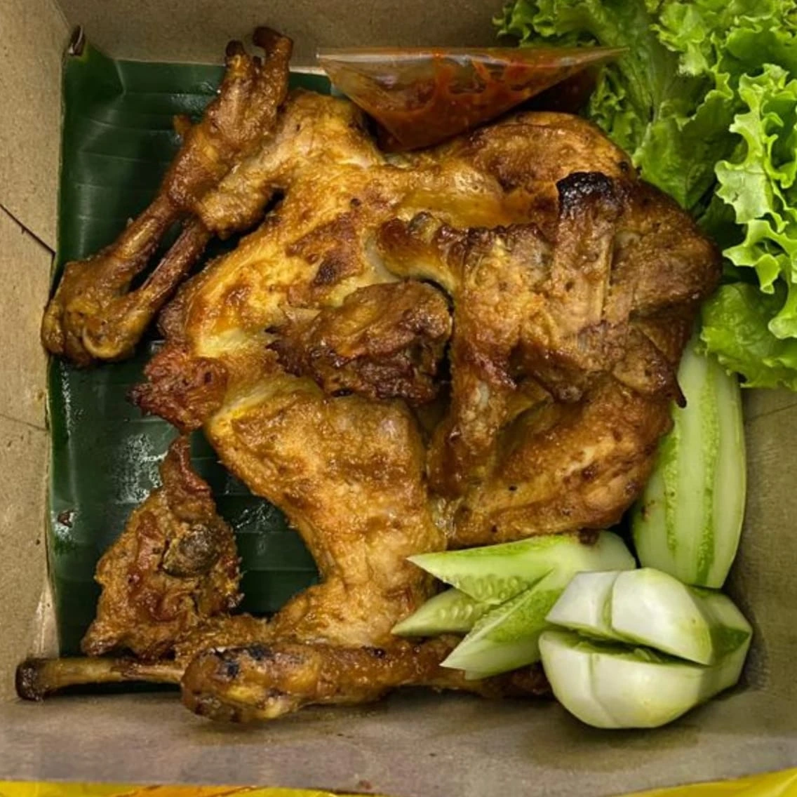 Ayam jawa 1 ekor goreng